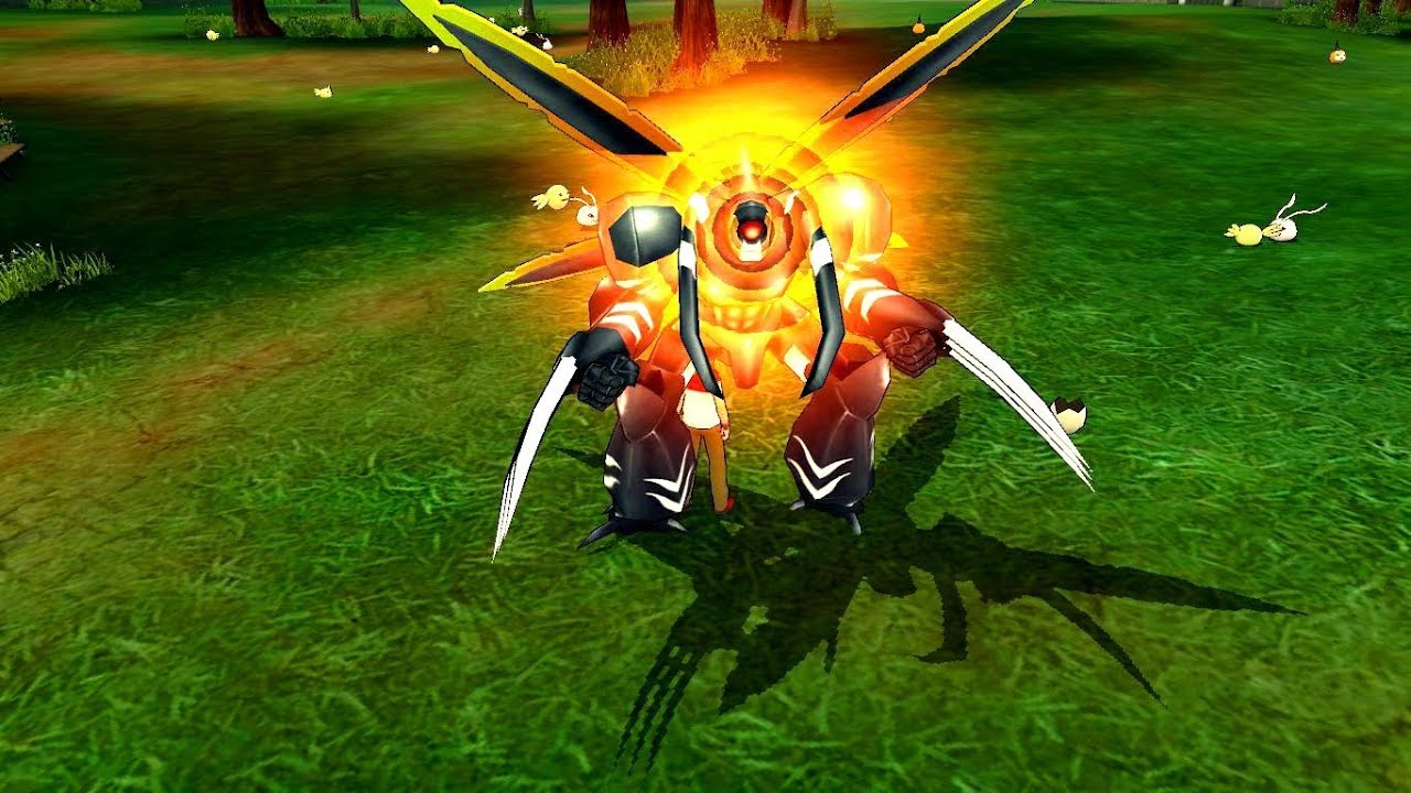 Digimon Masters Online - Wormmon - all evolutions and attacks