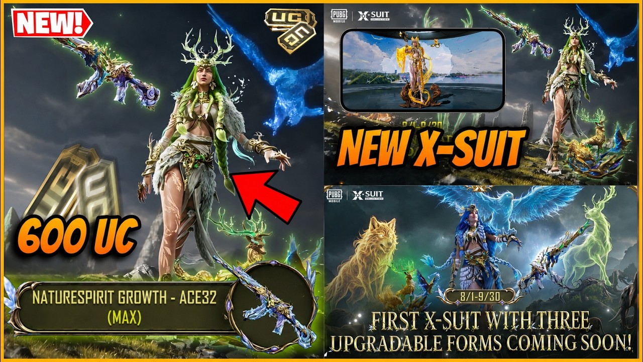 🔥HOW TO GET NEW X SUIT IN 600 UC l RELEASE DATE AND FIRST LOOK OF DRUVAEN X SUIT IN BGMI