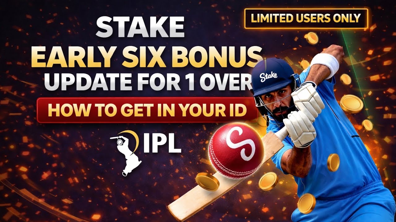 Stake IPL 2026 Early Six Promo 😱 Not Showing in Your ID? Full Truth + Fix!