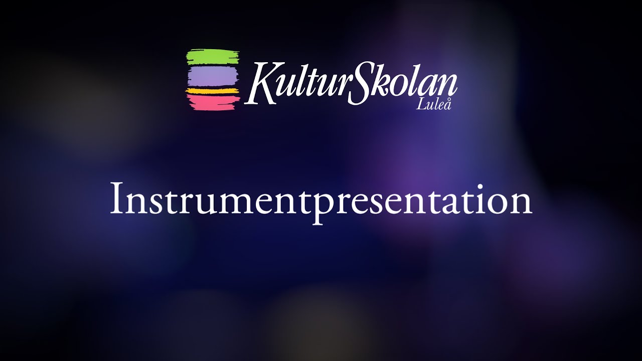 Instrumentpresentation