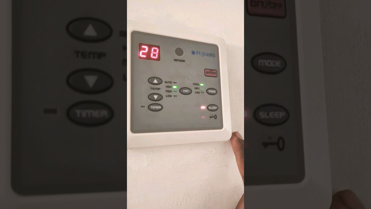 CARA MENGUNCI REMOTE AC FUJIAIRE 