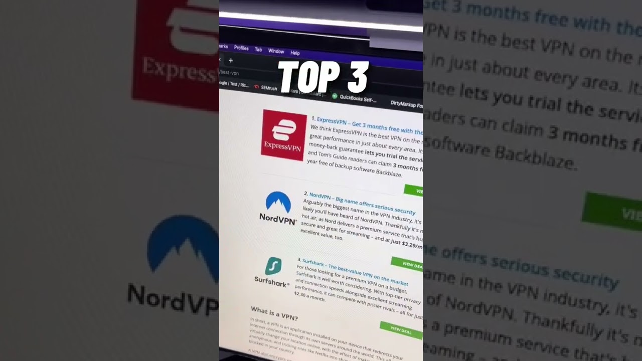 👉Los mejores VPN para Android, iPhone y PC #tips #vpn #shorts