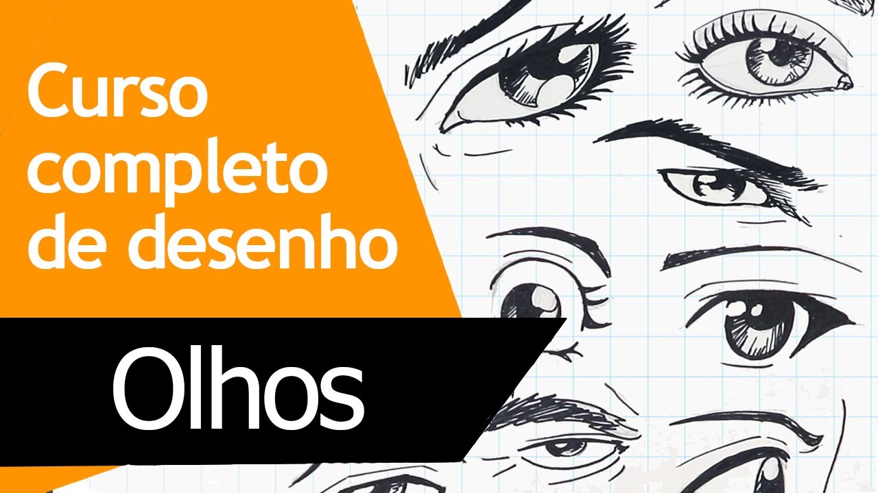 Aprenda definitivamente a desenhar OLHOS - Aula 4 (Curso Completo de Desenho)