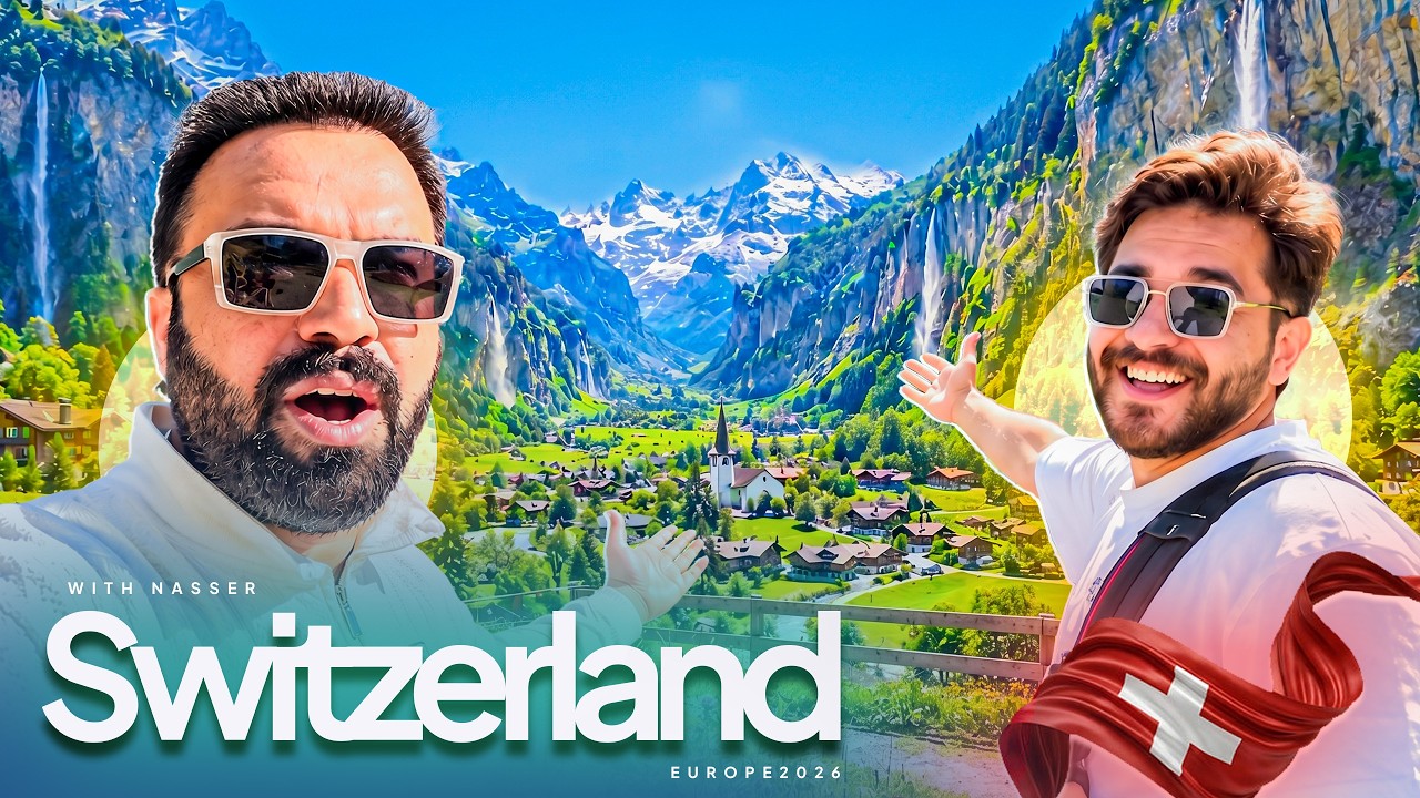 SWITZERLAND Is HEAVEN 😱🇨🇭 World's Most Beautiful Valley: Lauterbrunnen 🏔️😍