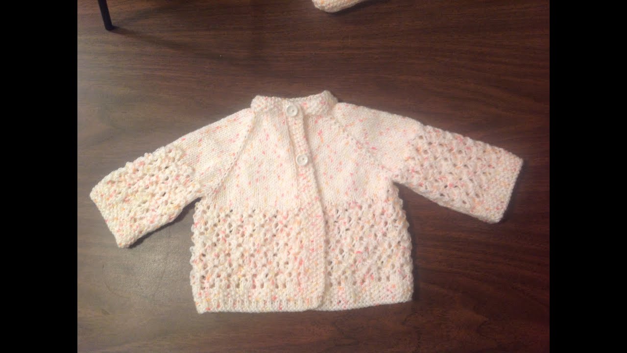 Lacey Baby Raglan Jacket how to by Stitch Niche