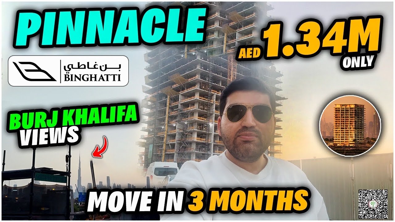 Burj Khalifa Views Apartments In Binghatti Pinnacle At Al Jaddaf | Ready In 3 Months | High ROI