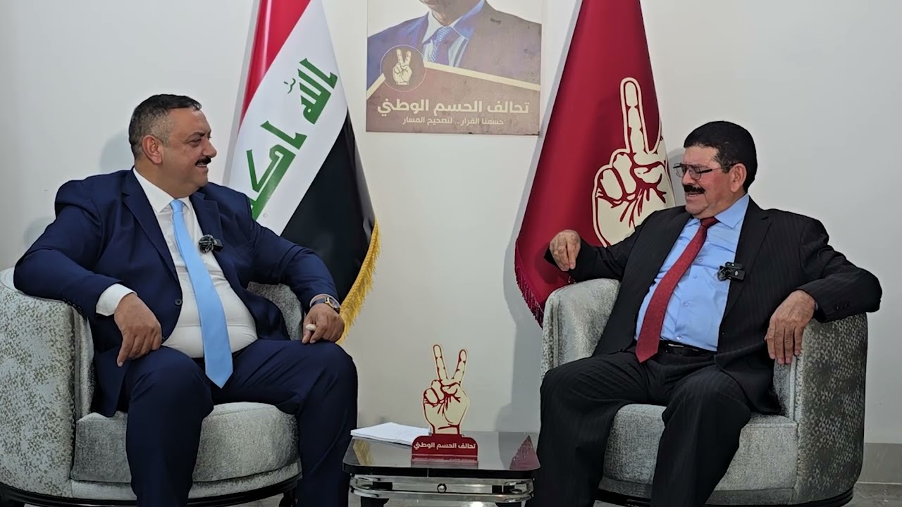 أول المبادربن لانطلاق العمل السياسي في الحويجة لقاء مع النائب السابق عمر الجبوري مع قيس الزبيدي ج1