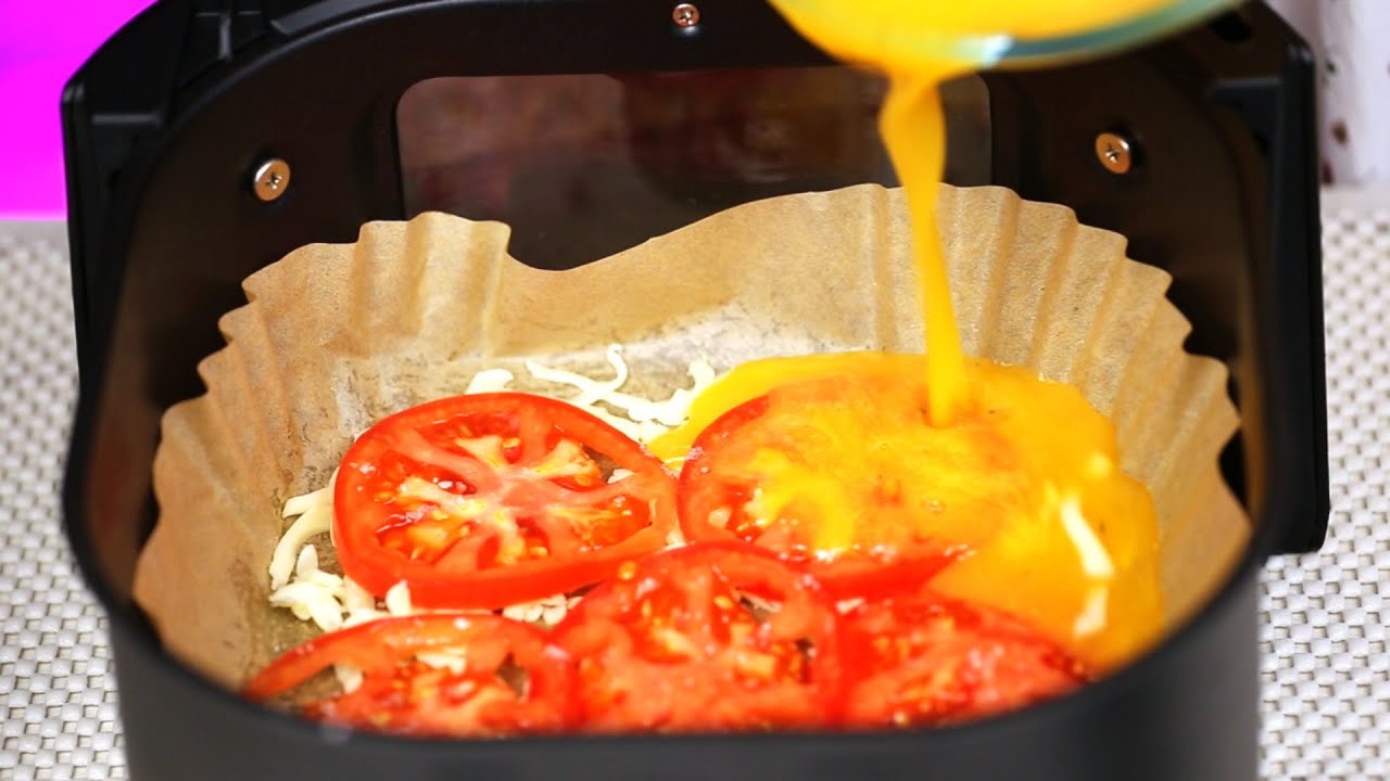 Schluss mit der altmodischen Eierzubereitung! Frittieren Sie Ihre Tomaten und Eier!