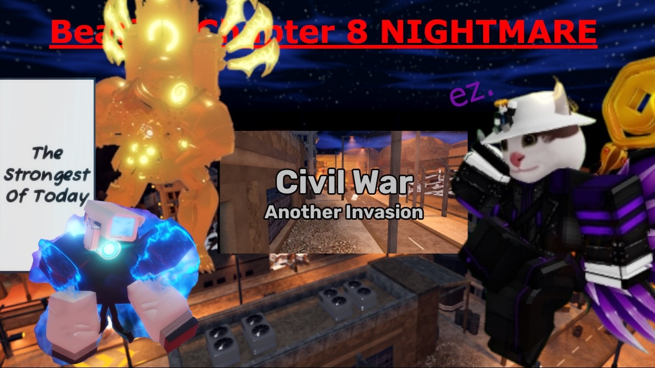 BEATING Chapter 8 Nightmare in Skibi defense!