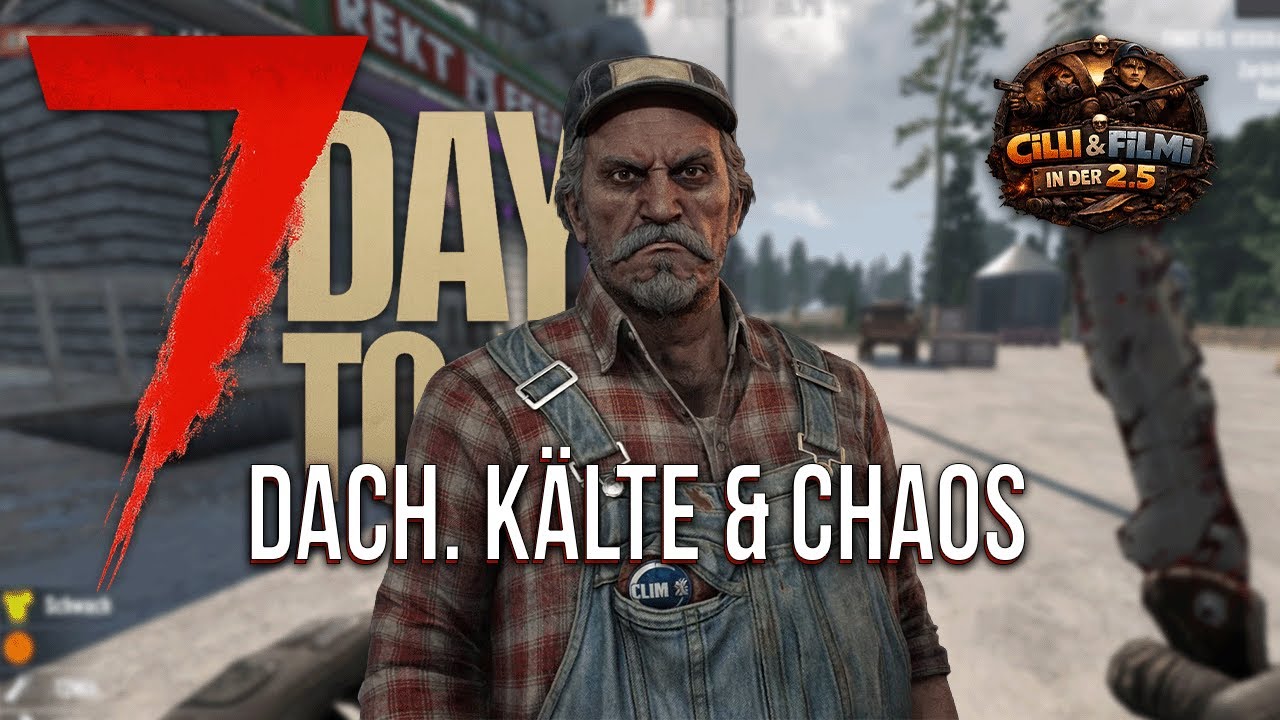 🚨Blutmond wird rot… ihnen egal 😈 | Dach, Kälte & Chaos | 7DTD  2.5| Cilli & Filmi | #13