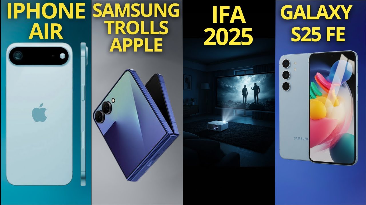 Apple vs Samsung The BIGGEST Tech Showdown You Can't Miss | Weekly Tech Recap 3