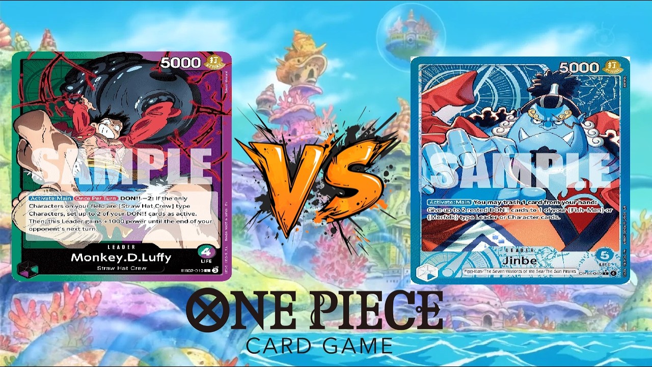 OP14 LOCALS GAMEPLAY ROUND 3 - GP LUFFY VS BLUE JINBE