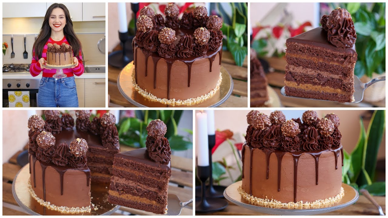 أسهل وأروع قاتو لرأس العام وأعياد الميلاد بجنواز الشكلاطة🍫وكريمة الزبدة الخفيفة بدون بيض روعة😍❤️