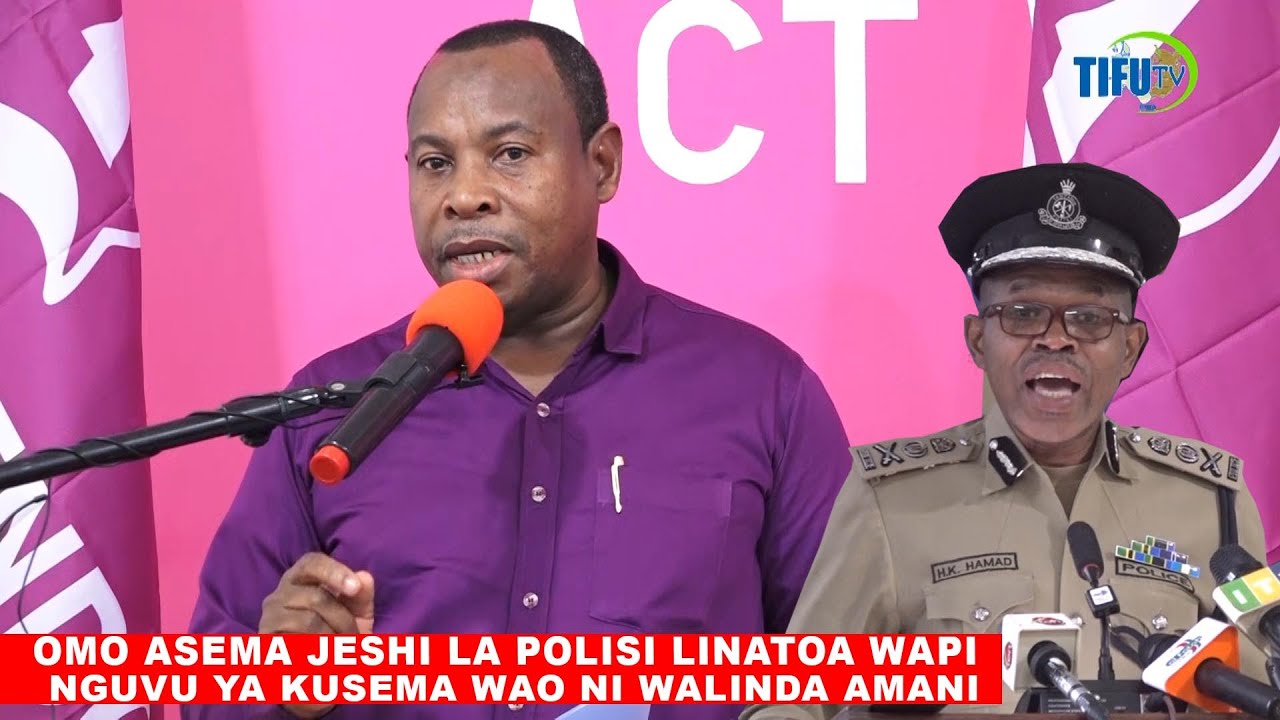 KUMEKUCHA OMO ALICHARUKIA JESHI LA POLISI MNATOA WAPI NGUVU YA KUSEMA NYINYI NI WALINDA AMANI
