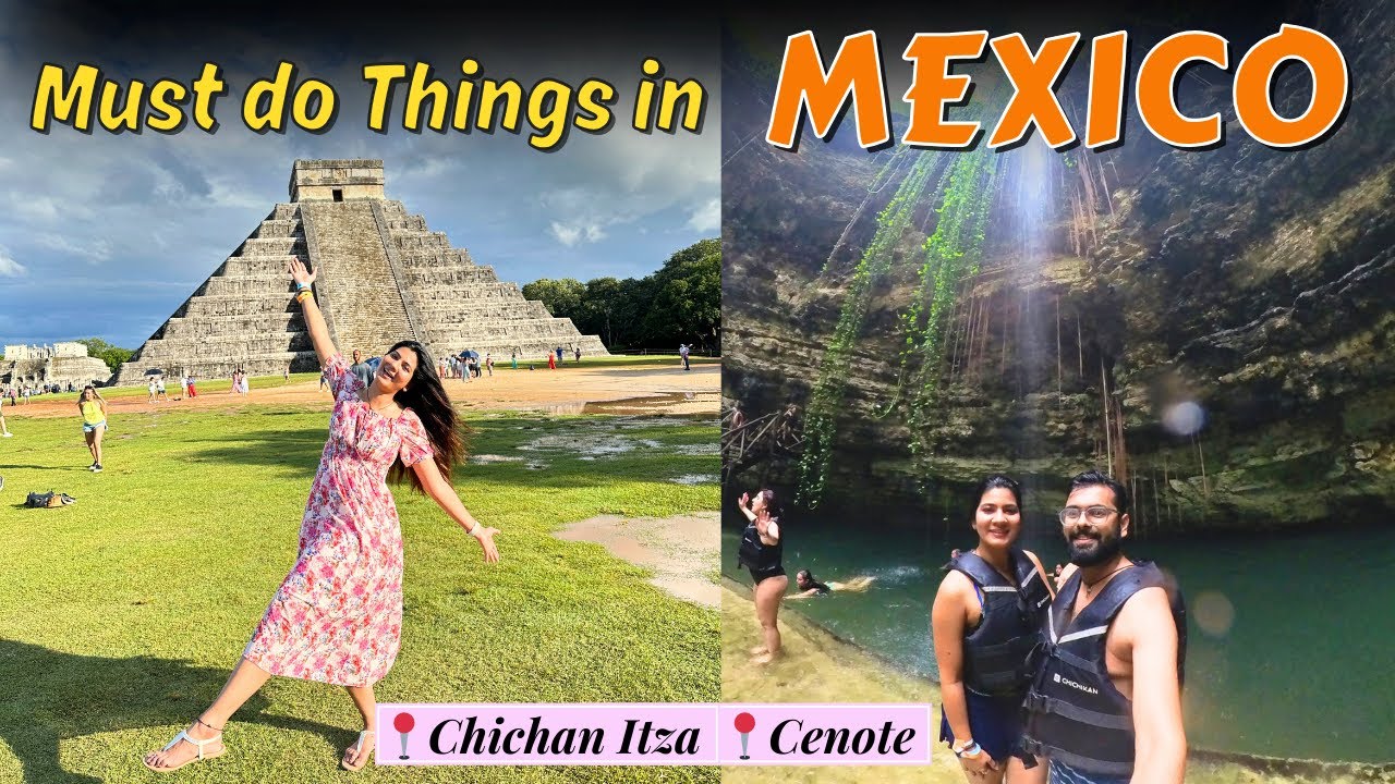 Exploring MAYAN PYRAMIDS of Mexico | Wonder of the World | CHICHAN ITZA | Diving in CENOTE