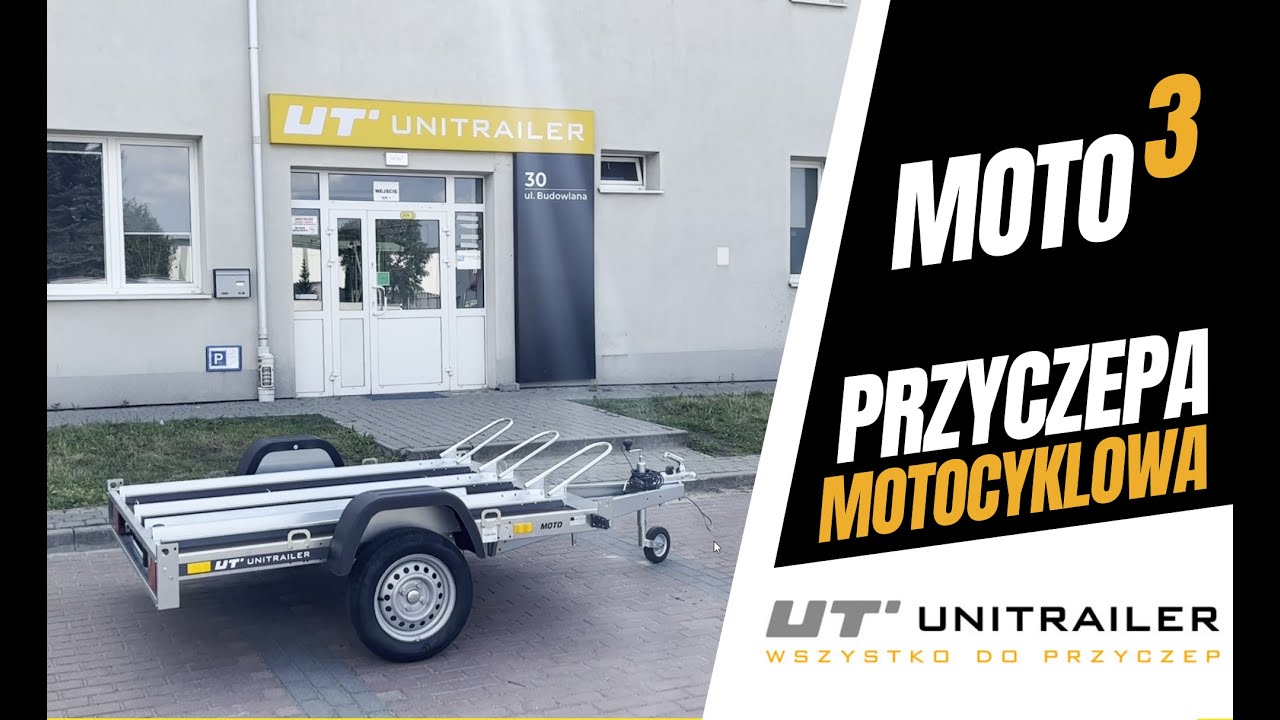 Trailer for three motorcycles Unitrailer MOTO 3