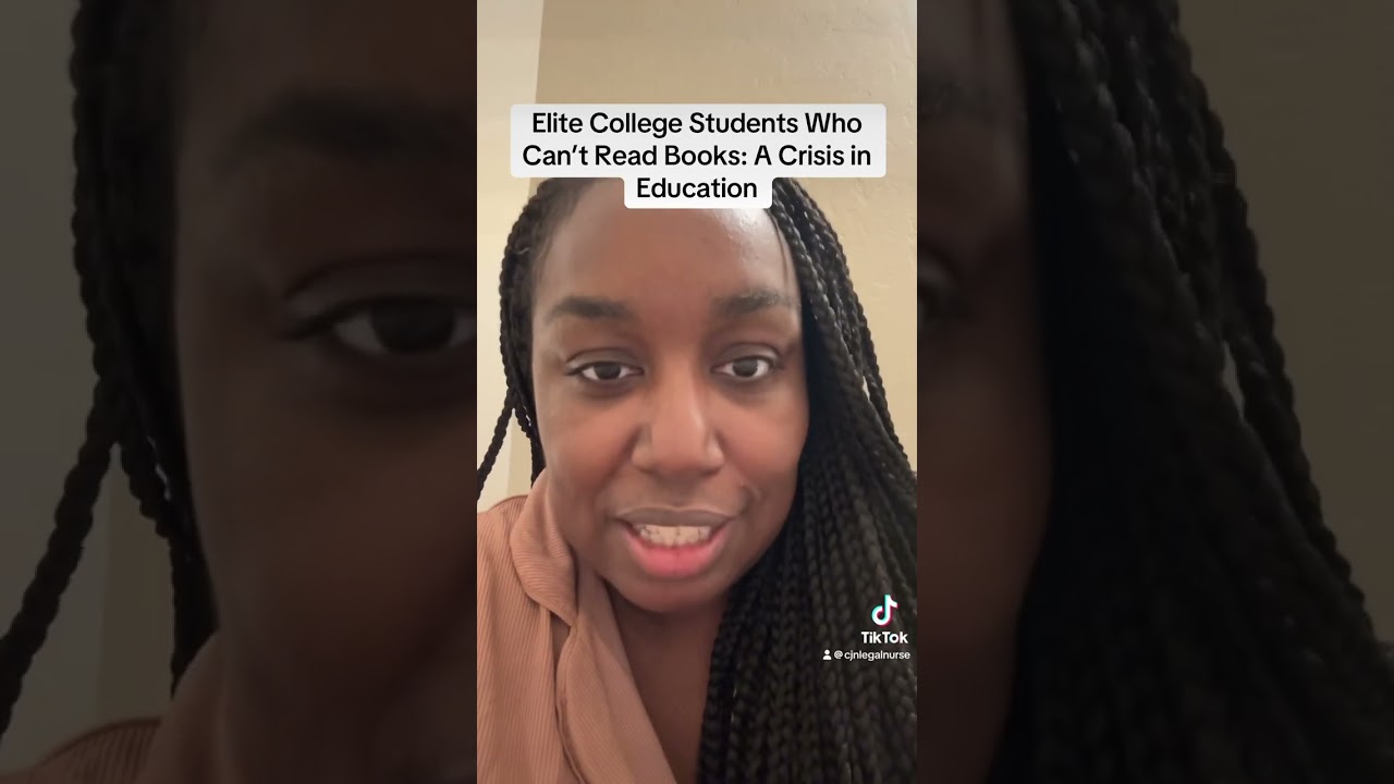 Elite College Students Who Can&rsquo;t Read Books: A Crisis in Education