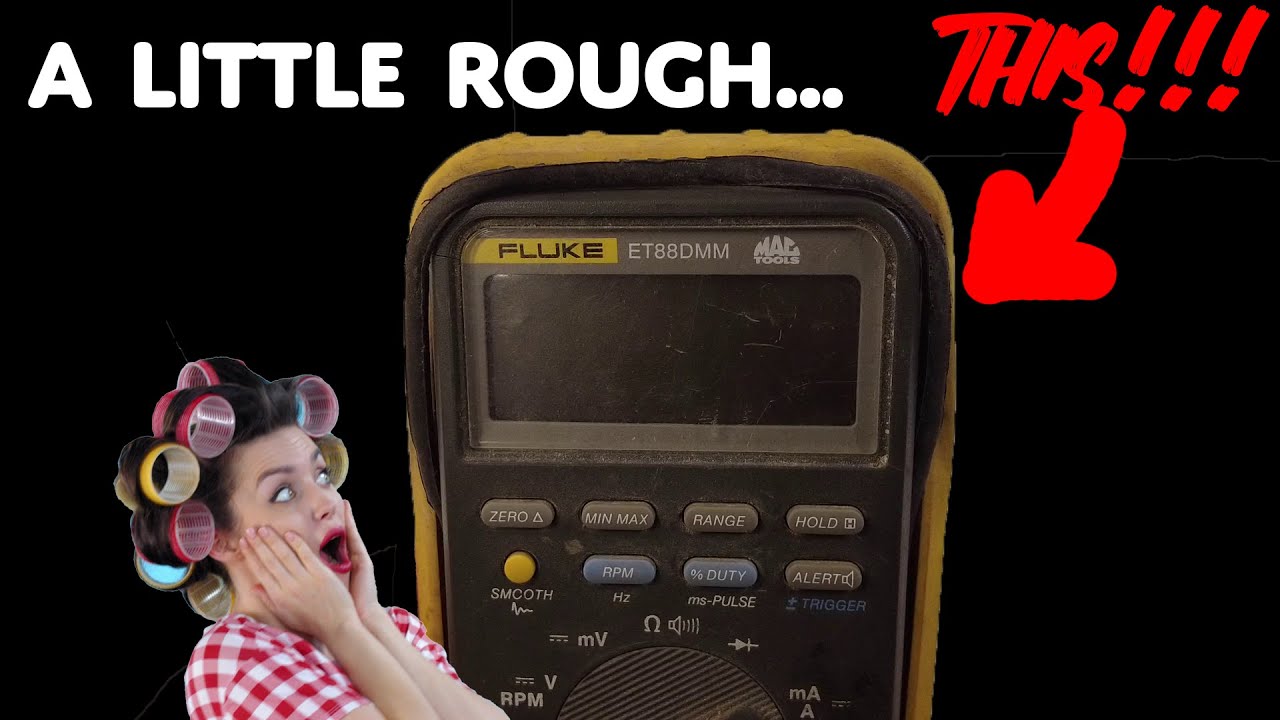 Fluke Mac Tools ET88DMM (Cont.) Tear Down and Display Cleaning