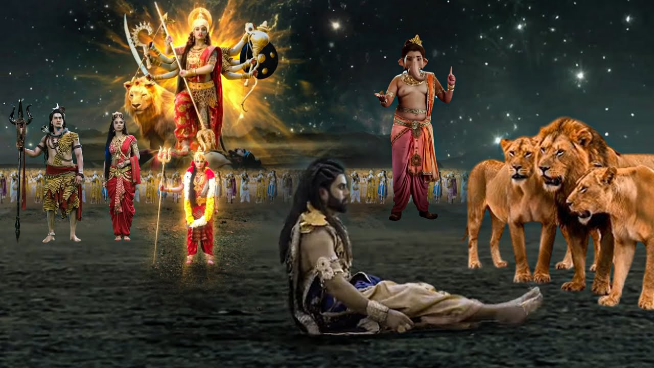जब माता ने अपने खूंखार शेर को भंडासुर को सबक सिखाने भेजा | Vighnaharta Ganesha