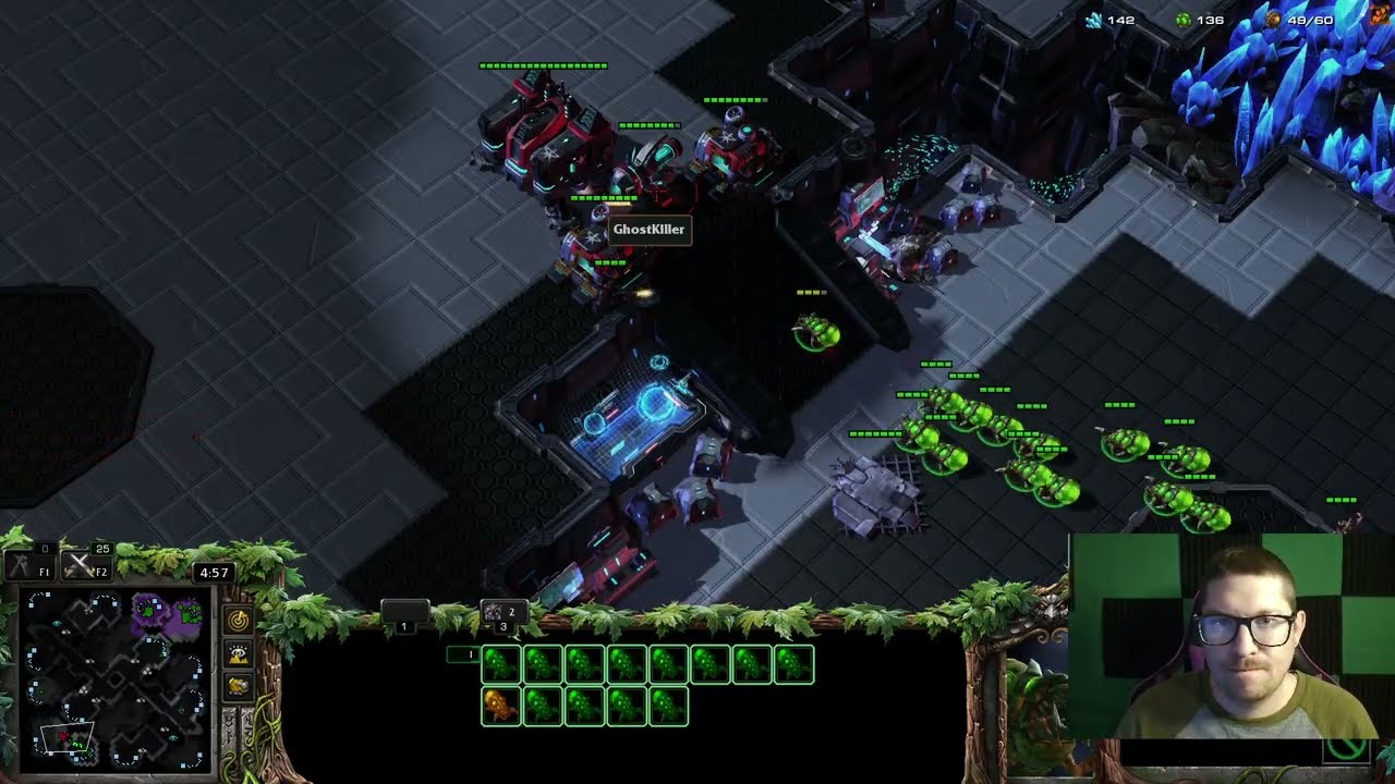 Zerg Vs Terran, Gold League Starcraft 2