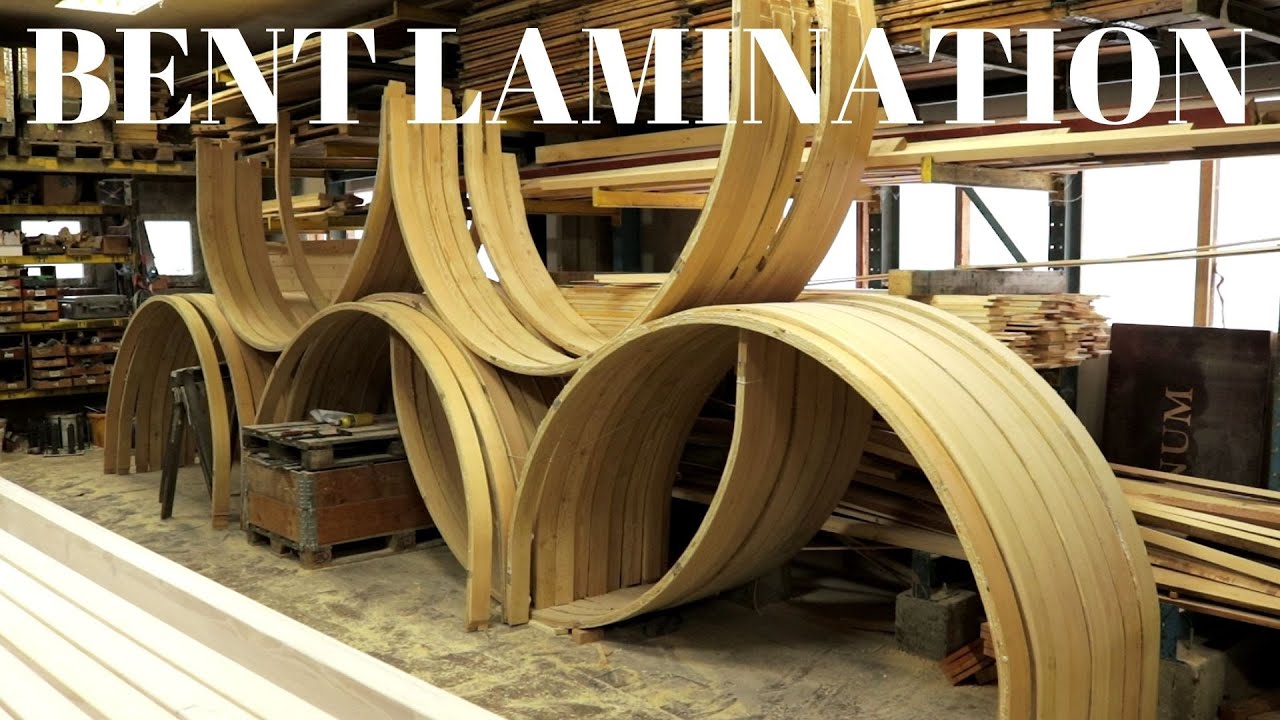 Making siding segments- bent lamination