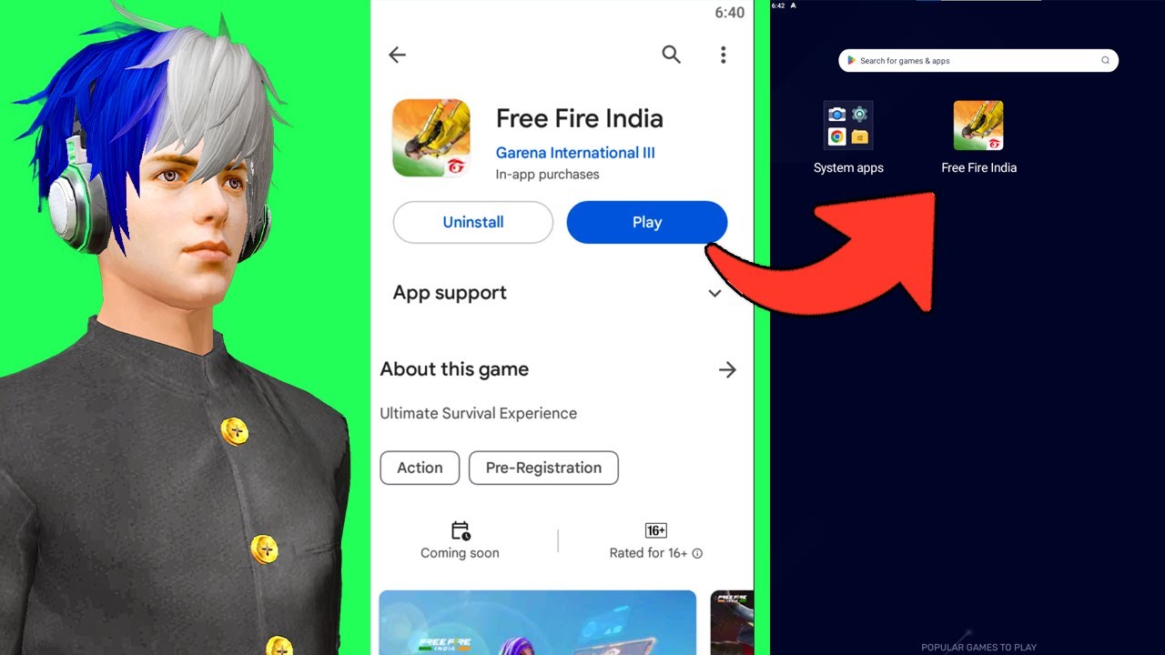How to Download Free Fire India || Download Link For Free Fire India