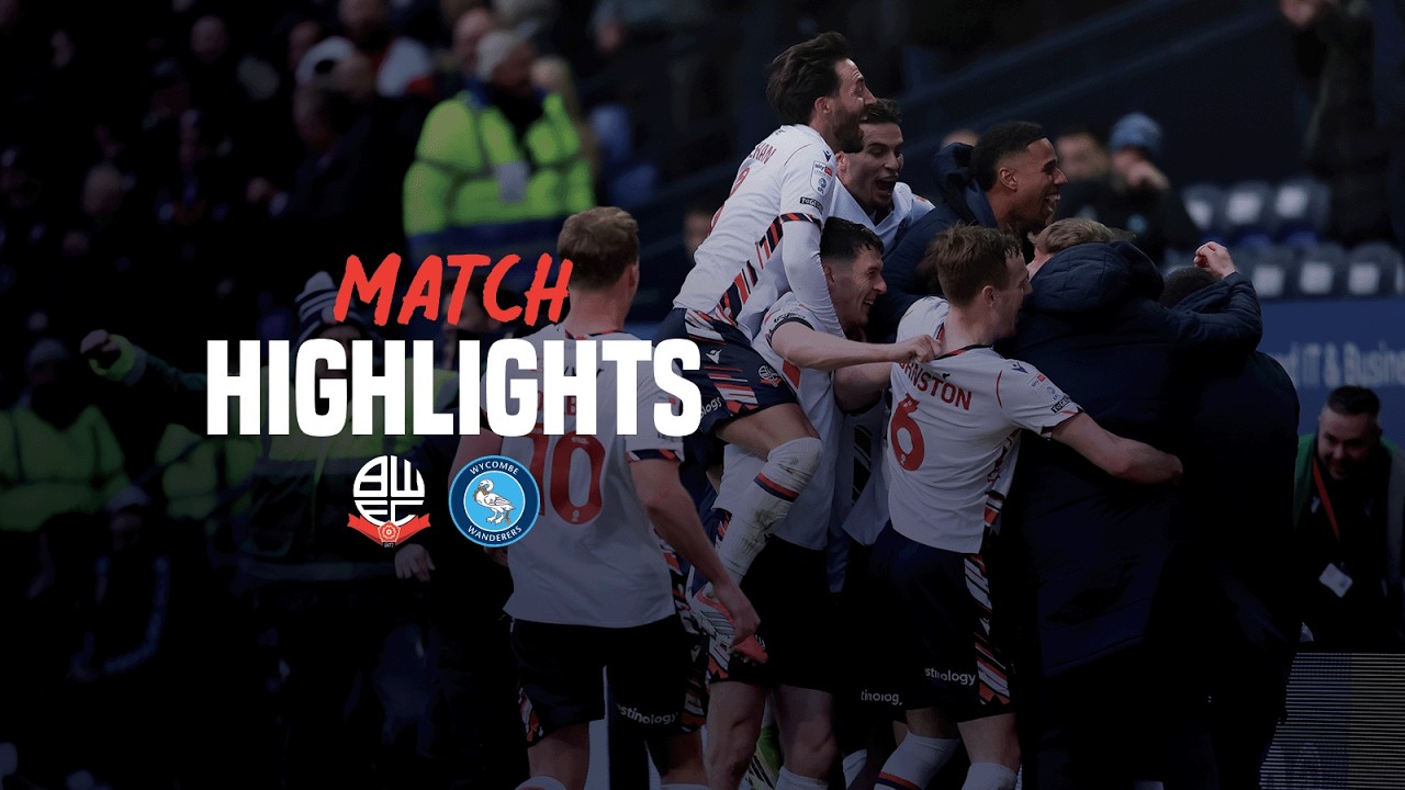 HIGHLIGHTS | Wanderers vs Wycombe Wanderers