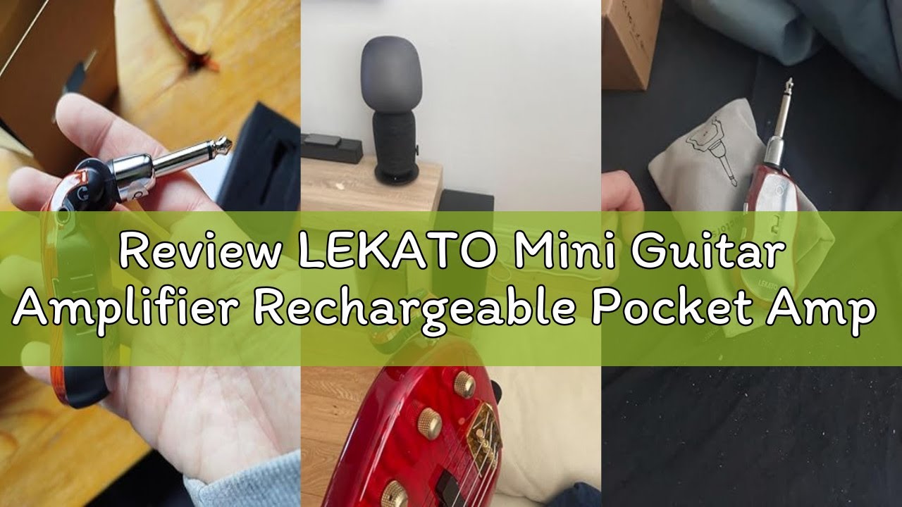 Review LEKATO Mini Guitar Amplifier Rechargeable Pocket Amp with Bluetooth, Multi Effects Clean Chor