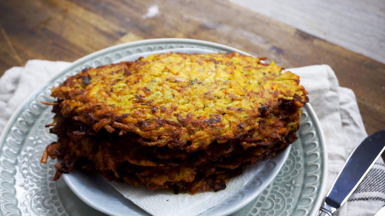 Kürbis Kartoffel Puffer - Rezept und Anleitung - Natürlich Lecker