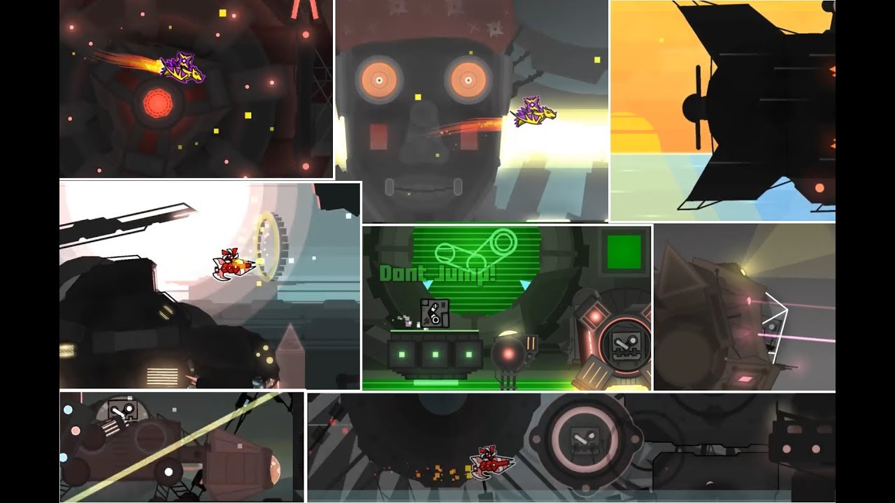 All My bossfights! Creator progression. Geometry Dash 2.1
