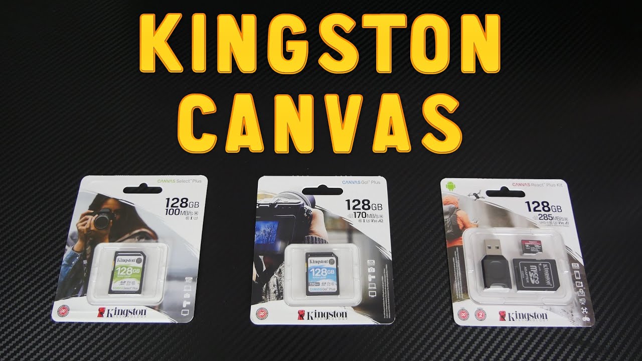 Kingston Canvas Select Plus / GO! Plus / React Plus Kit | test, recenzja, review kart pamięci