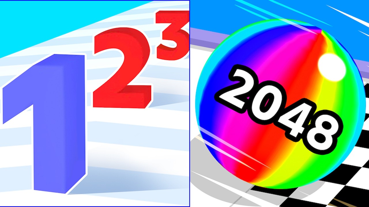 Ball Run 2048 Vs Number Master - All Levels Gameplay Android, iOS D8B1Q8H5S9N5