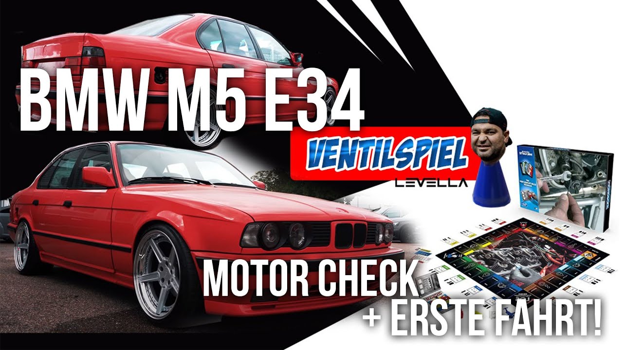LEVELLA | BMW M5 E34 - Motor Check + Erste Fahrt!