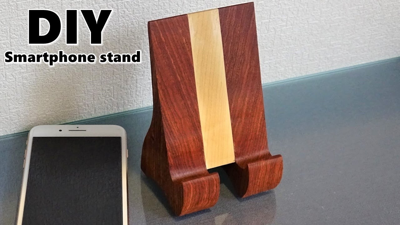 [DIY] Деревообработка Сделайте подставку для смартфона