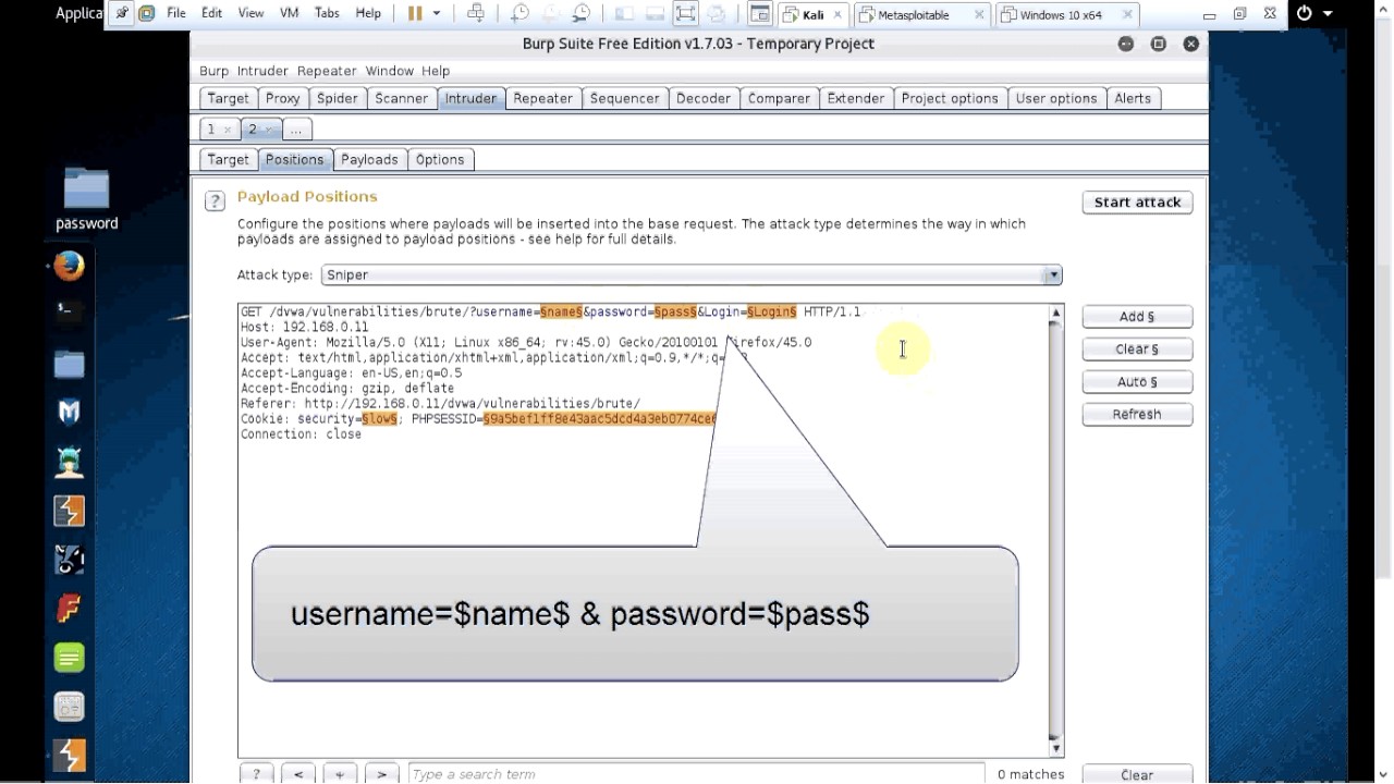 PenTesting Tutorial 13 - Dictionary Attack on Web Application by using Burp Suit