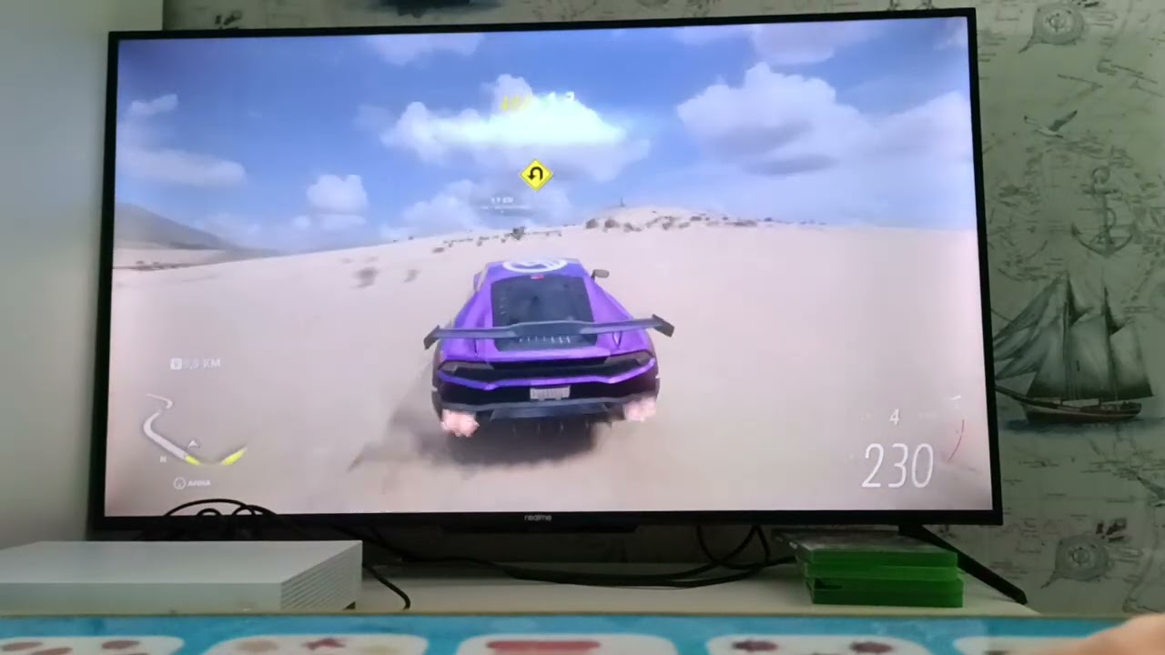 Forza horizont 5 (извините за звук это от руля)