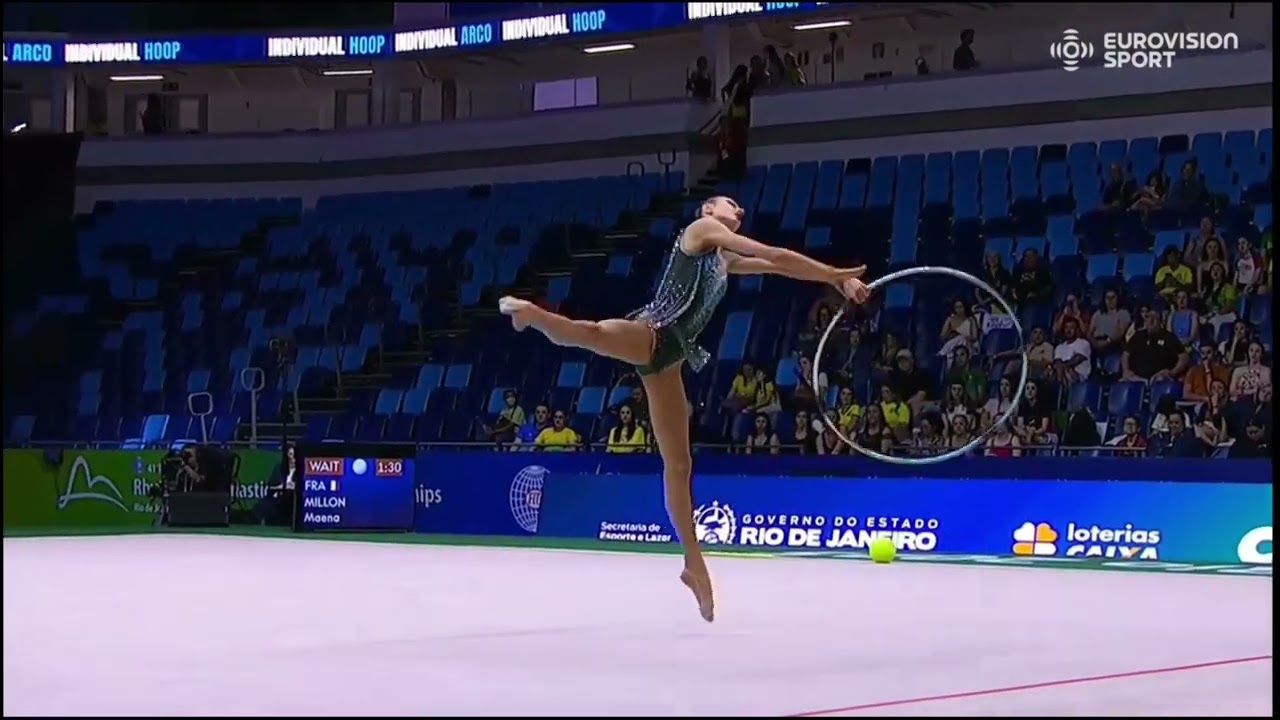 Elina SHEREMEY (SWE) - 23.100 --*Qualification*Hoop(Arco/Aro) -World Championship Rio 2025