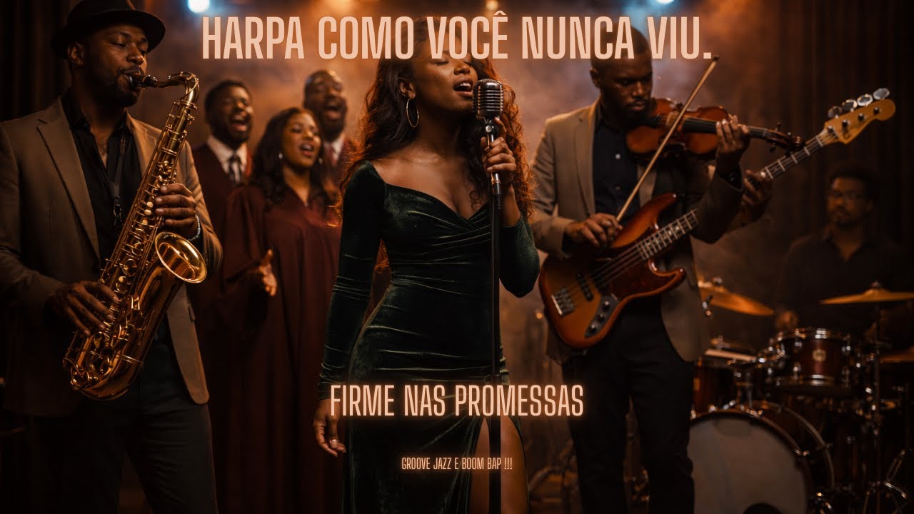 Firme nas Promessas 💪✝️ | Hino 345 Harpa Cristã | Groove Jazz & Boom Bap Gospel