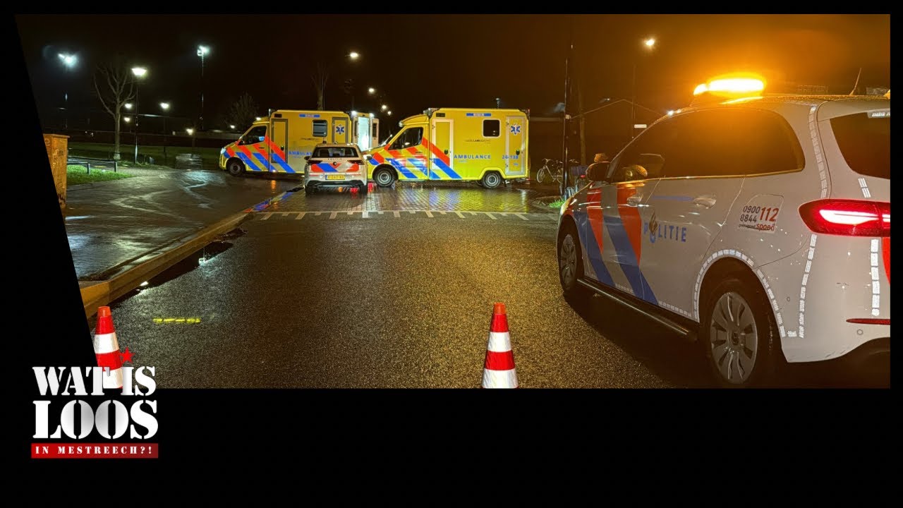 SCOOTERRIJDER GEWOND NA BOTSING MET FIETSER IN MAASTRICHT