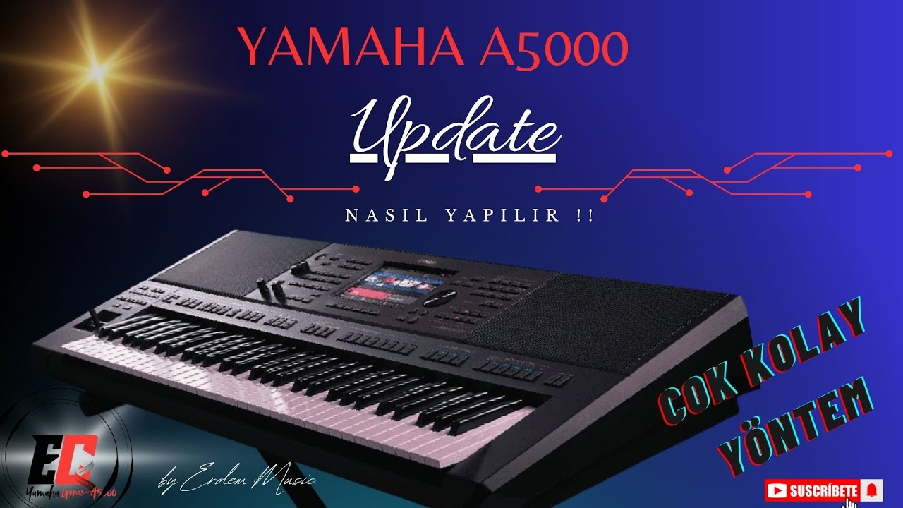 Yamaha A5000 Update nasil yapilir  1. Bölüm