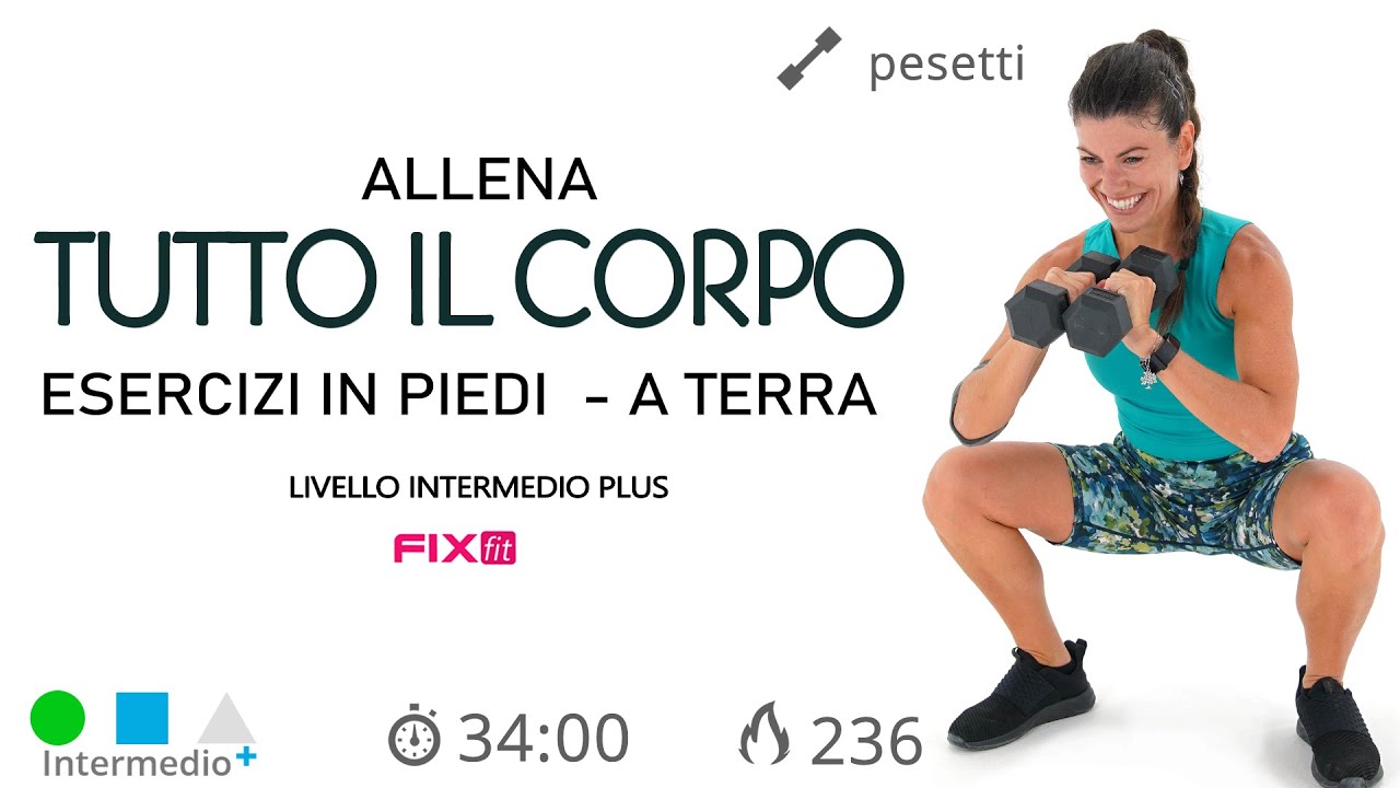 Workout Total Body Senza Salti Con Esercizi In Piedi A Terra