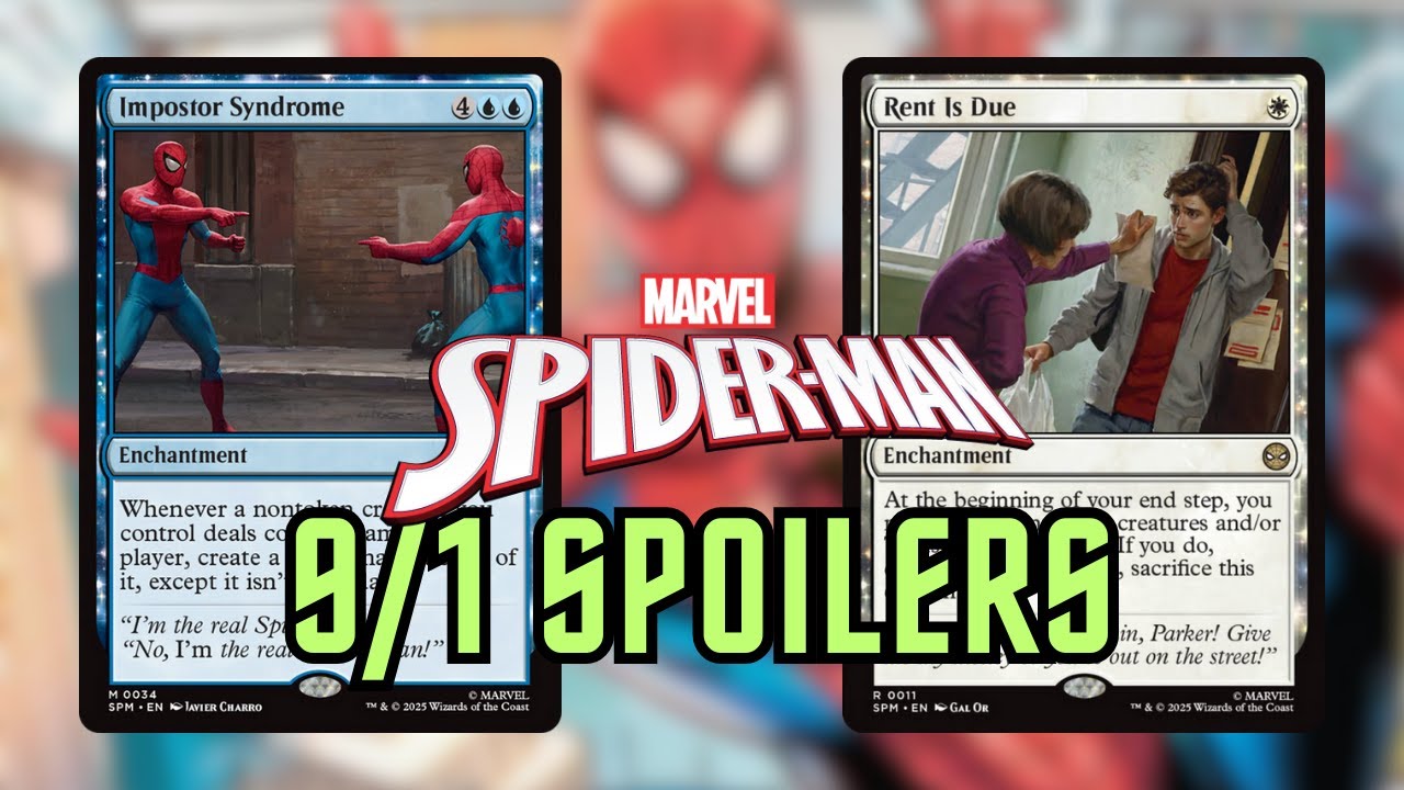 Spider-Man Spoilers 9/1 | Copy Spells Get Memes, New White Card Draw, Film Counters!!!!