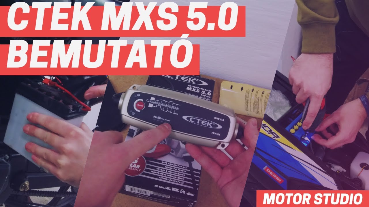 CTEK MXS 5.0 Bemutató - ÚSZOK AZ AKKUSAVBAN!