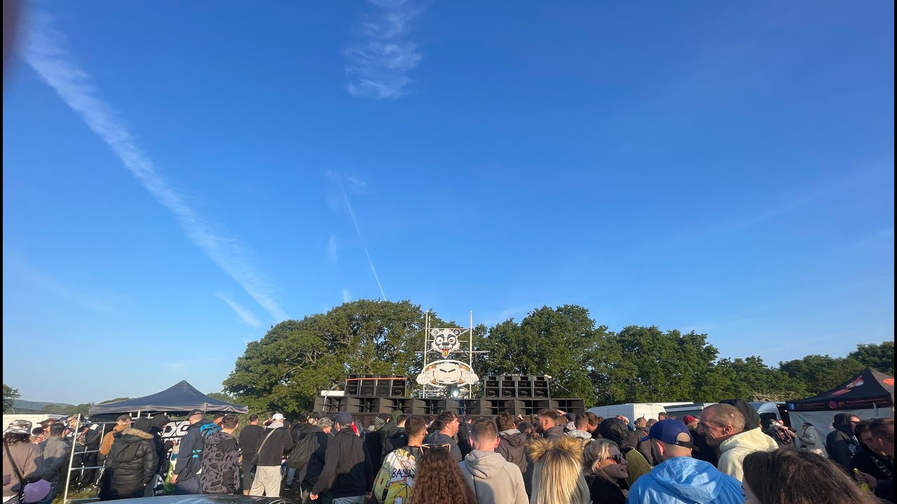 🇬🇧 UKTek 2023 Freeparty Teknival! Corfe Castle, Dorset. Full Walkthrough! High Quality