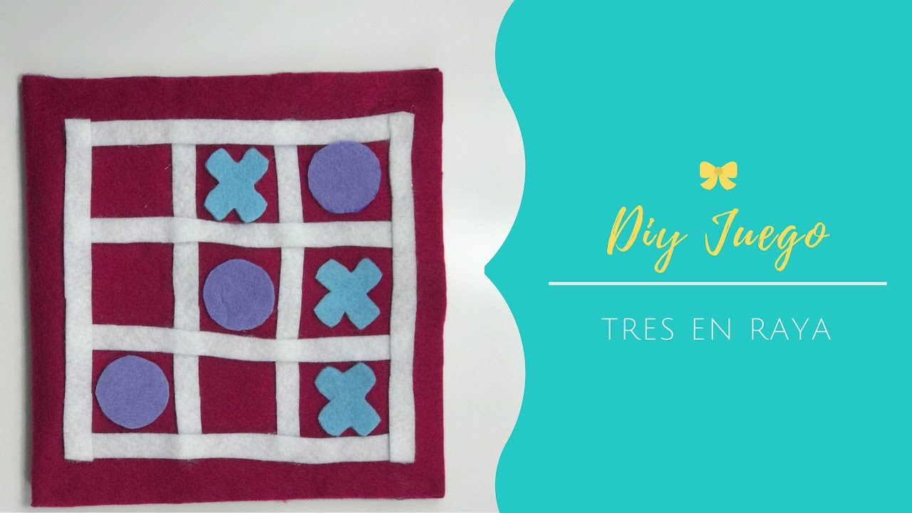 DIY Juego de mesa: Tres en raya