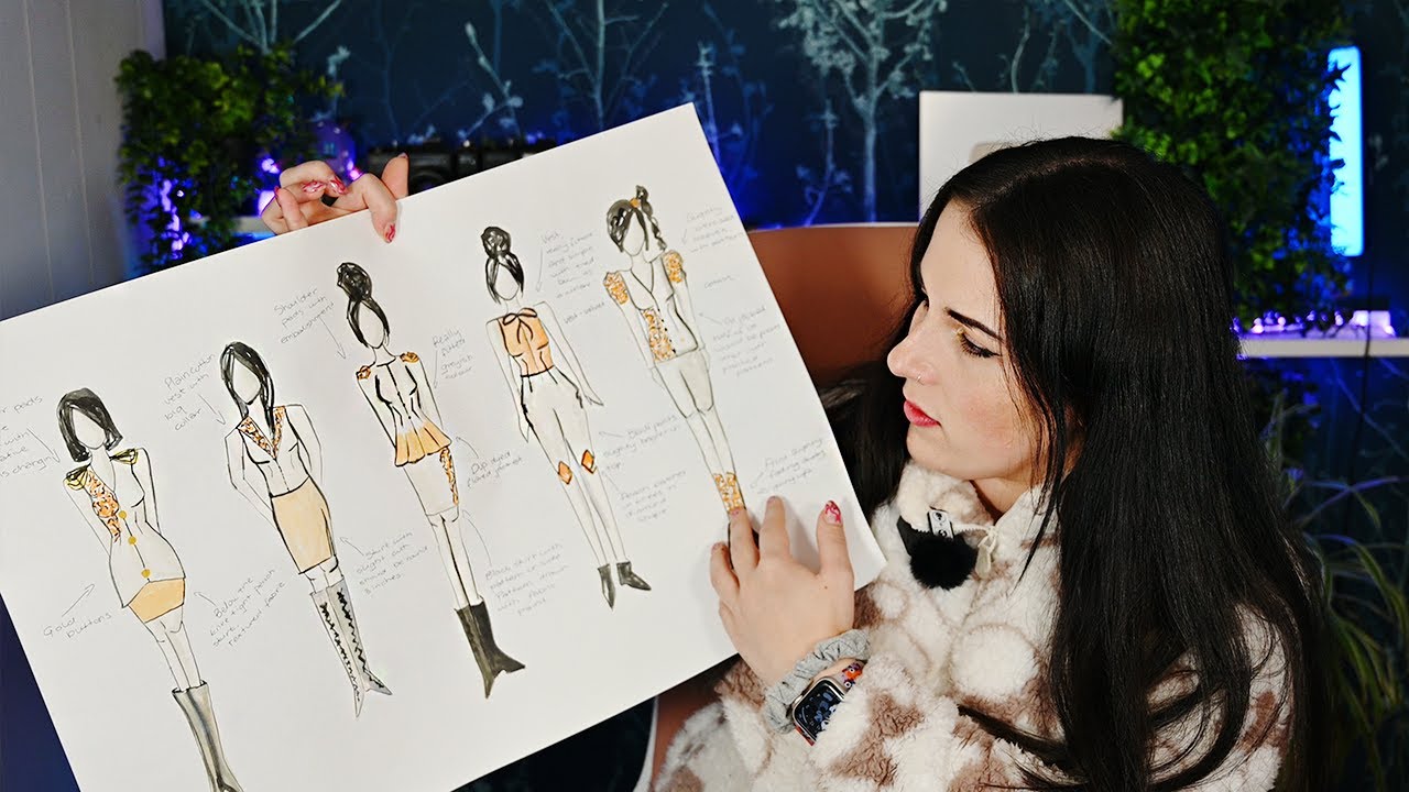 Opening my College fashion designs after 13 years!