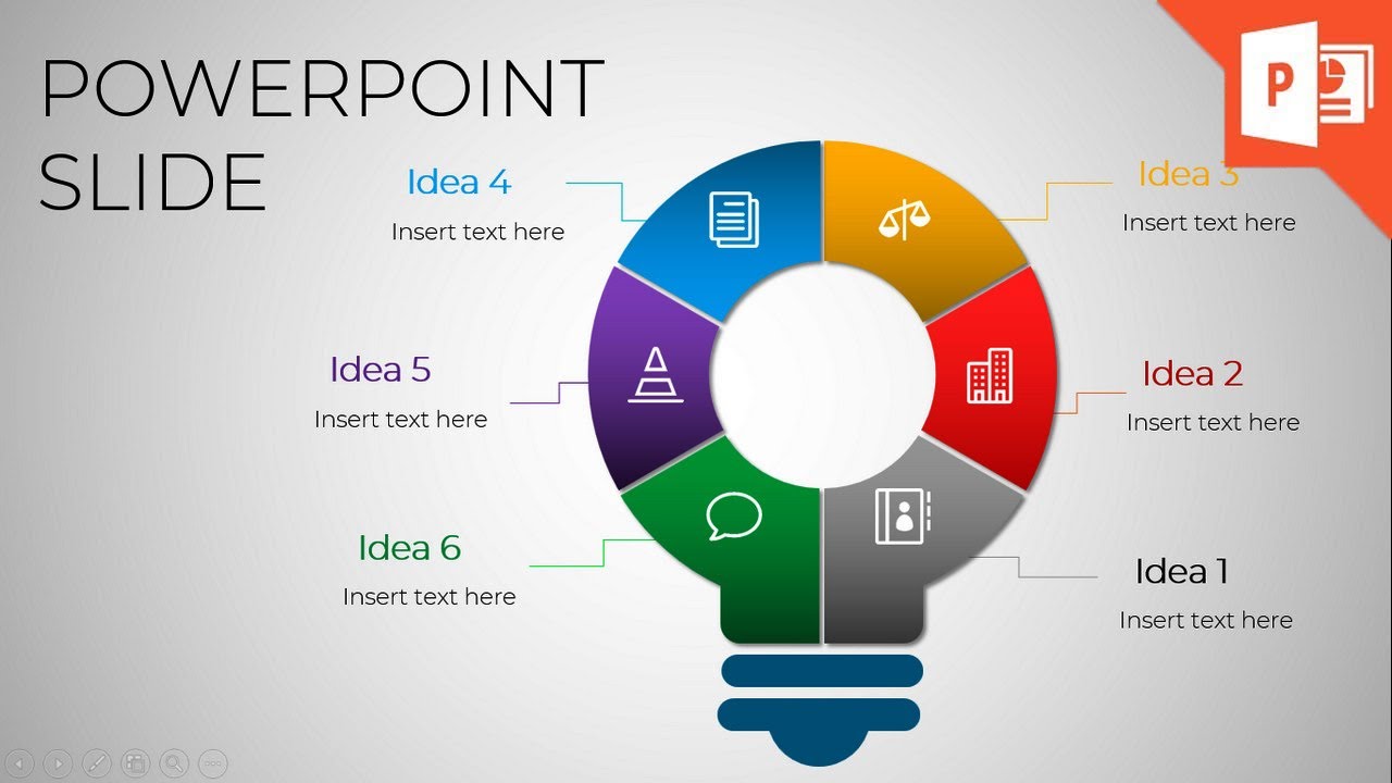 How To Make PowerPoint Presentation - Light Bulb PowerPoint Presentation Animation