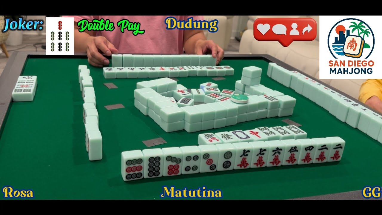 SDM Ep. 36: Watch til the end to find out who wins this close match. 🏁🀄 #pinoy #mahjong #sandiego 