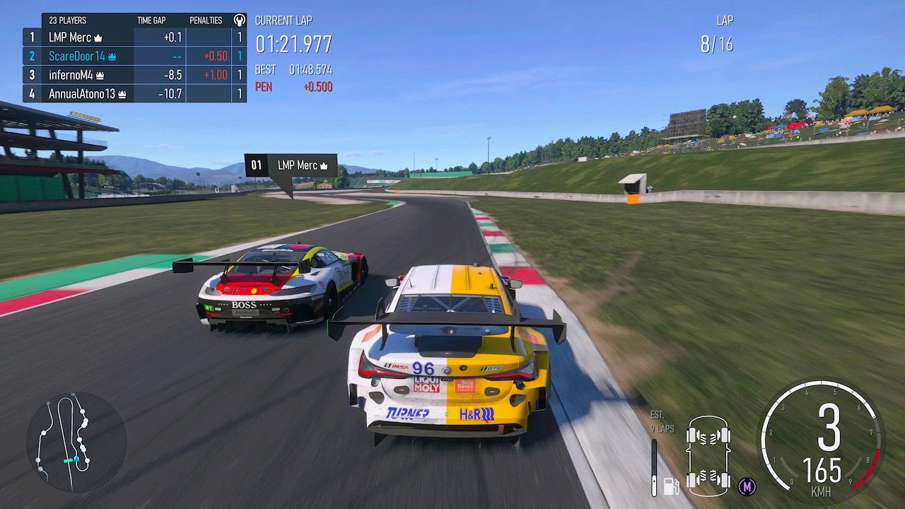 Trying to Keep Up The Pace of a Fast Driver at Mugello (Forza Motorsport)