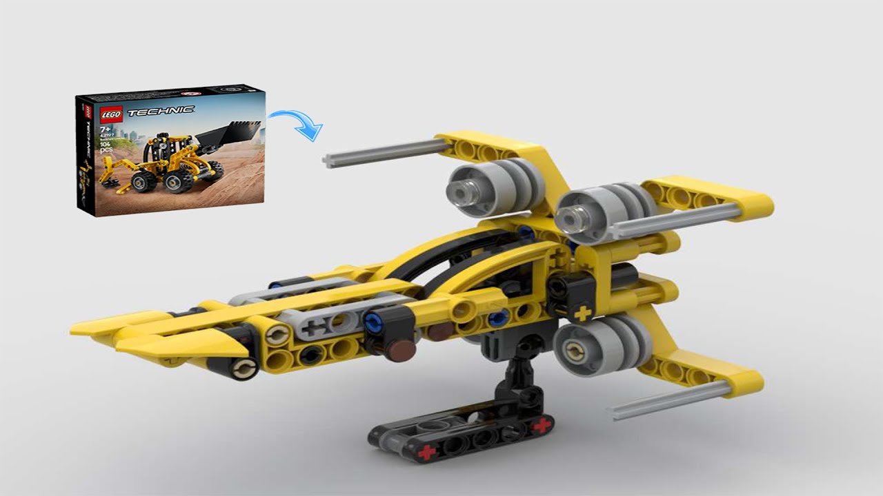 LEGO Technic T-65 X-wing 42197 Alternate Build.